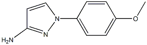 1-(4-METHOXY-PHENYL)-1H-PYRAZOL-3-AMINE 结构式