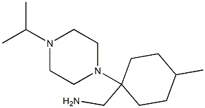 1-[1-(4-ISOPROPYLPIPERAZIN-1-YL)-4-METHYLCYCLOHEXYL]METHANAMINE 结构式