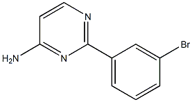 2-(3-BROMOPHENYL)-4-AMINOPYRIMIDINE 结构式