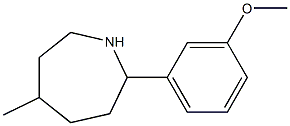 2-(3-METHOXYPHENYL)-5-METHYLAZEPANE 结构式