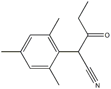2-MESITYL-3-OXOPENTANENITRILE 结构式