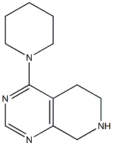 4-PIPERIDIN-1-YL-5,6,7,8-TETRAHYDROPYRIDO[3,4-D]PYRIMIDINE 结构式