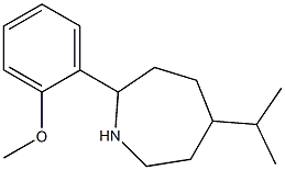 5-ISOPROPYL-2-(2-METHOXYPHENYL)AZEPANE 结构式