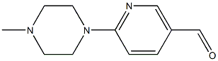 6-(4-METHYLPIPERAZIN-1-YL)NICOTINALDEHYDE 结构式