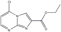 ETHYL 5-CHLOROIMIDAZO[1,2-A]PYRIMIDINE-2-CARBOXYLATE 结构式