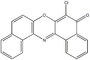 6-chloro-5H-dibenzo[a,j]phenoxazin-5-one 结构式