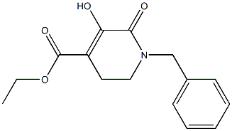 ethyl 1-benzyl-5-hydroxy-6-oxo-1,2,3,6-tetrahydro-4-pyridinecarboxylate 结构式