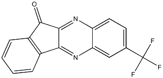 7-(trifluoromethyl)-11H-indeno[1,2-b]quinoxalin-11-one 结构式