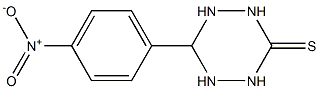 6-(4-nitrophenyl)-1,2,4,5-tetraazinane-3-thione 结构式