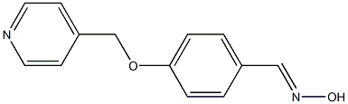 4-(pyridin-4-ylmethoxy)benzaldehyde oxime 结构式