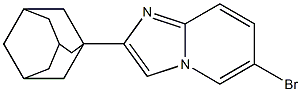 2-(1-adamantyl)-6-bromoimidazo[1,2-a]pyridine 结构式