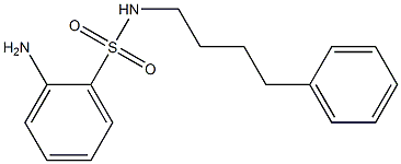 2-amino-N-(4-phenylbutyl)benzenesulfonamide 结构式