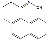 2,3-dihydro-1H-benzo[f]chromen-1-one oxime 结构式