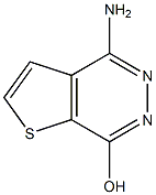 4-aminothieno[2,3-d]pyridazin-7-ol 结构式