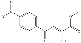 ethyl 2-hydroxy-4-(4-nitrophenyl)-4-oxobut-2-enoate 结构式