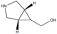 (1R,5S)-3-azabicyclo[3.1.0]hex-6-ylmethanol 结构式