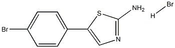 5-(4-bromophenyl)-1,3-thiazol-2-amine hydrobromide 结构式