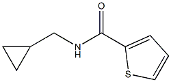 N2-cyclopropylmethylthiophene-2-carboxamide 结构式