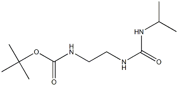 tert-butyl N-(2-{[(isopropylamino)carbonyl]amino}ethyl)carbamate 结构式
