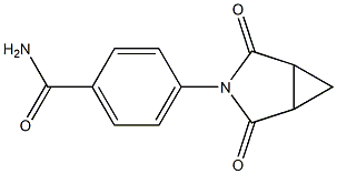 4-(2,4-dioxo-3-azabicyclo[3.1.0]hex-3-yl)benzenecarboxamide 结构式