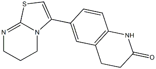 6-(6,7-dihydro-5H-pyrimido[2,1-b][1,3]thiazol-3-yl)-1,2,3,4-tetrahydroquinolin-2-one 结构式