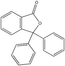 3,3-diphenyl-1,3-dihydroisobenzofuran-1-one 结构式