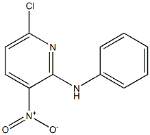 N-(6-chloro-3-nitro-2-pyridinyl)-N-phenylamine 结构式