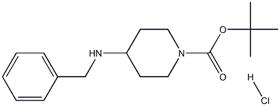4-Benzylamino-1-Boc-piperidin HCl 结构式