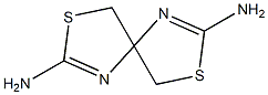 3,8-dithia-1,6-diazaspiro[4.4]nona-1,6-diene-2,7-diamine 结构式