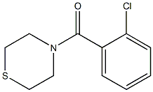 (2-chlorophenyl)(1,4-thiazinan-4-yl)methanone 结构式