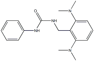 N-[2,6-di(dimethylamino)benzyl]-N'-phenylurea 结构式