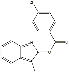 3-methyl-2H-indazol-2-yl 4-chlorobenzoate 结构式