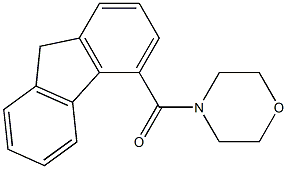 9H-fluoren-4-yl(morpholino)methanone 结构式