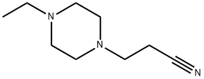 3-(4-ethylpiperazin-1-yl)propanenitrile 结构式