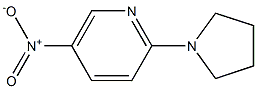 5-nitro-2-tetrahydro-1H-pyrrol-1-ylpyridine 结构式