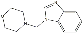 4-(1H-benzo[d]imidazol-1-ylmethyl)morpholine 结构式