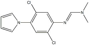 N'-[2,5-dichloro-4-(1H-pyrrol-1-yl)phenyl]-N,N-dimethyliminoformamide 结构式