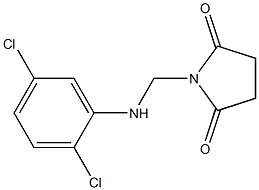 1-[(2,5-dichloroanilino)methyl]pyrrolidine-2,5-dione 结构式