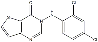 3-(2,4-dichloroanilino)thieno[3,2-d]pyrimidin-4(3H)-one 结构式