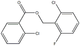 2-chloro-6-fluorobenzyl 2-chlorobenzoate 结构式