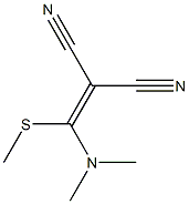 2-[(dimethylamino)(methylsulfanyl)methylene]malononitrile 结构式