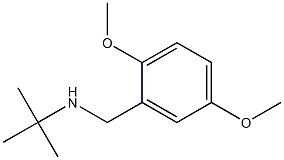 N-(tert-butyl)-N-(2,5-dimethoxybenzyl)amine 结构式