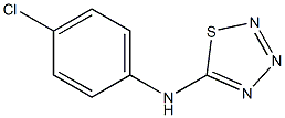 N5-(4-chlorophenyl)-1,2,3,4-thiatriazol-5-amine 结构式