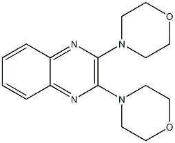 2,3-dimorpholinoquinoxaline 结构式