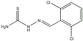 2-(2,6-dichlorobenzylidene)hydrazine-1-carbothioamide 结构式