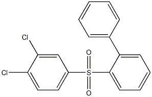 2-[(3,4-dichlorophenyl)sulfonyl]-1,1'-biphenyl 结构式