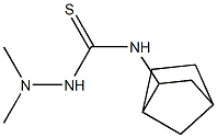 N1-bicyclo[2.2.1]hept-2-yl-2,2-dimethylhydrazine-1-carbothioamide 结构式