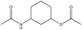 3-(acetylamino)cyclohexyl acetate 结构式