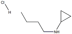 N-butyl-N-cyclopropylamine hydrochloride 结构式