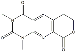 1,3-dimethyl-6,7-dihydro-1H-pyrano[4',3':5,6]pyrido[2,3-d]pyrimidine-2,4,9(3H)-trione 结构式